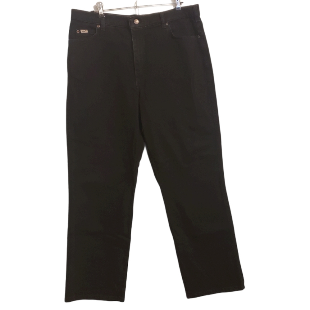 Lee Relaxed Straight Leg Black Vintage Jeans